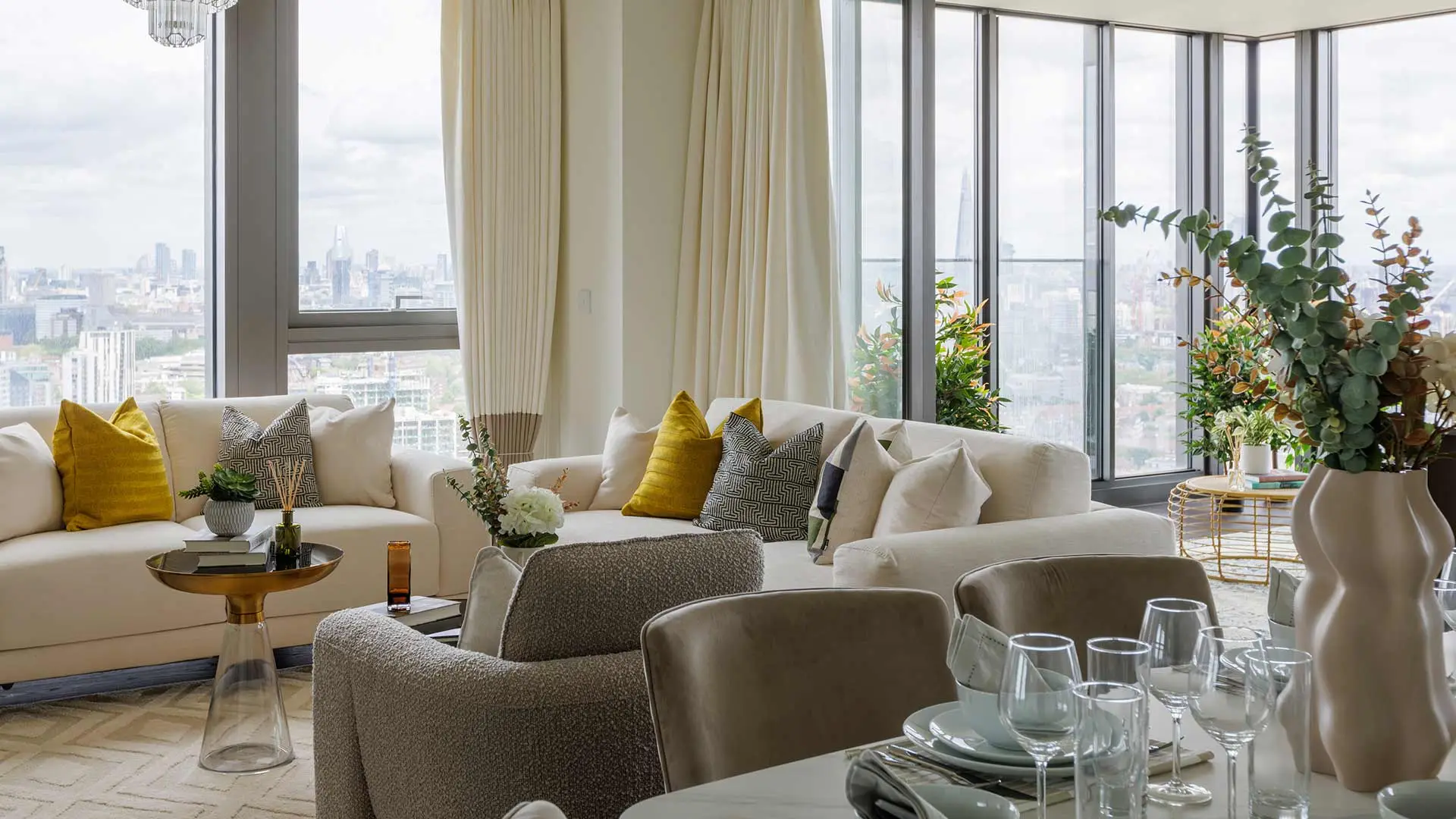 Well furnished living room