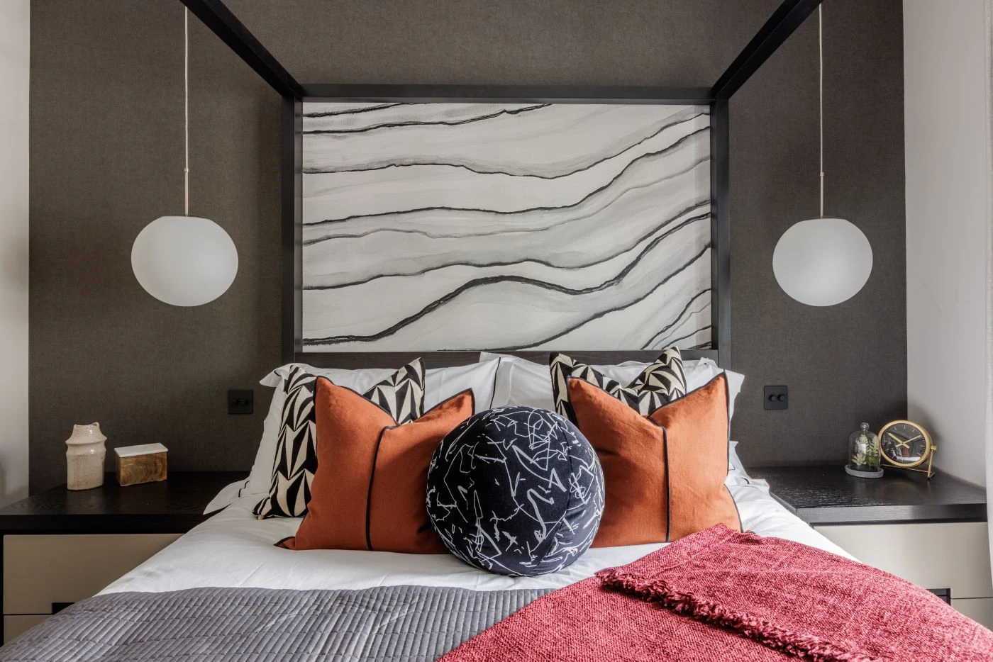 Well furnished bedroom area