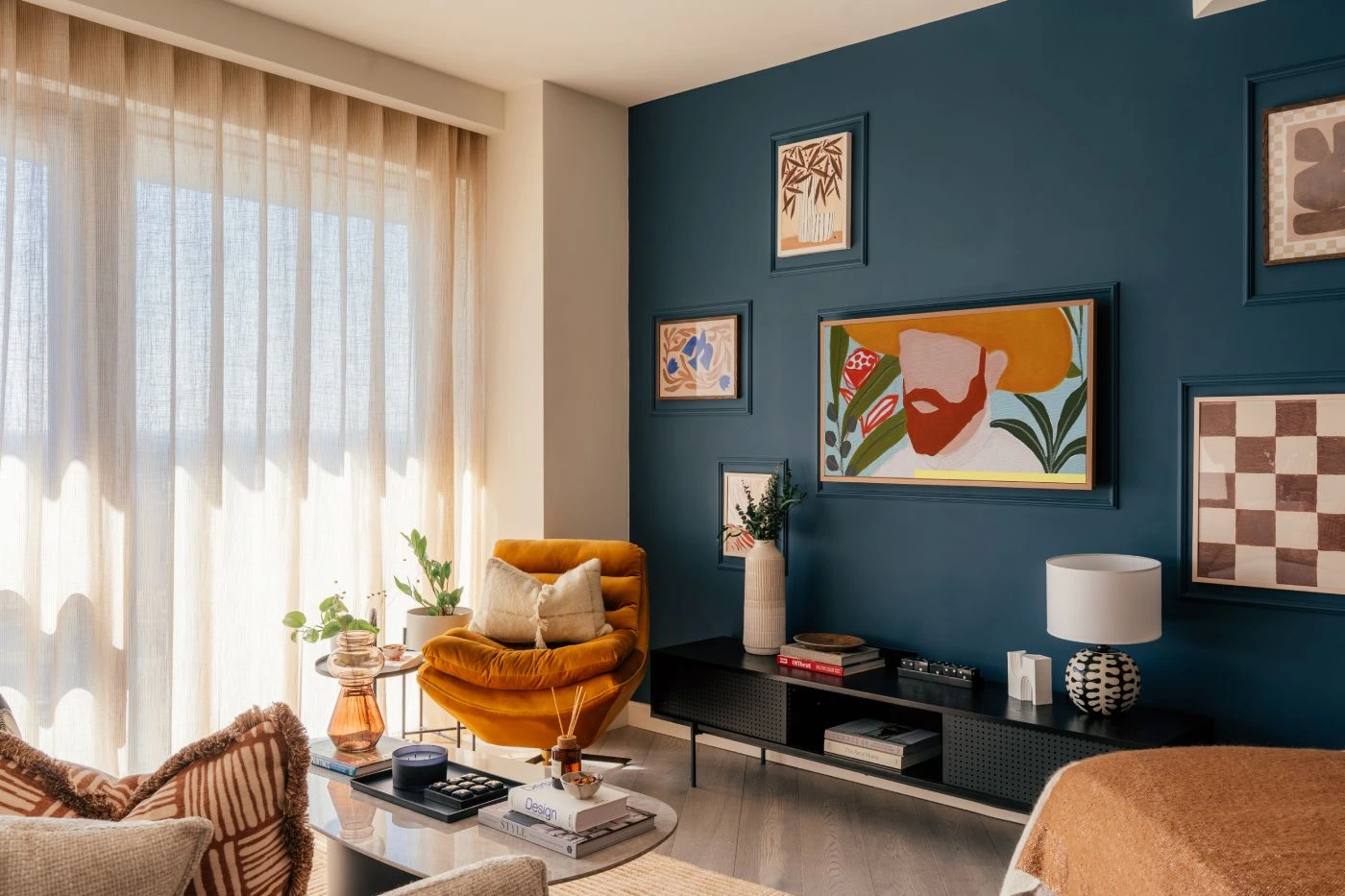 Furnished living room