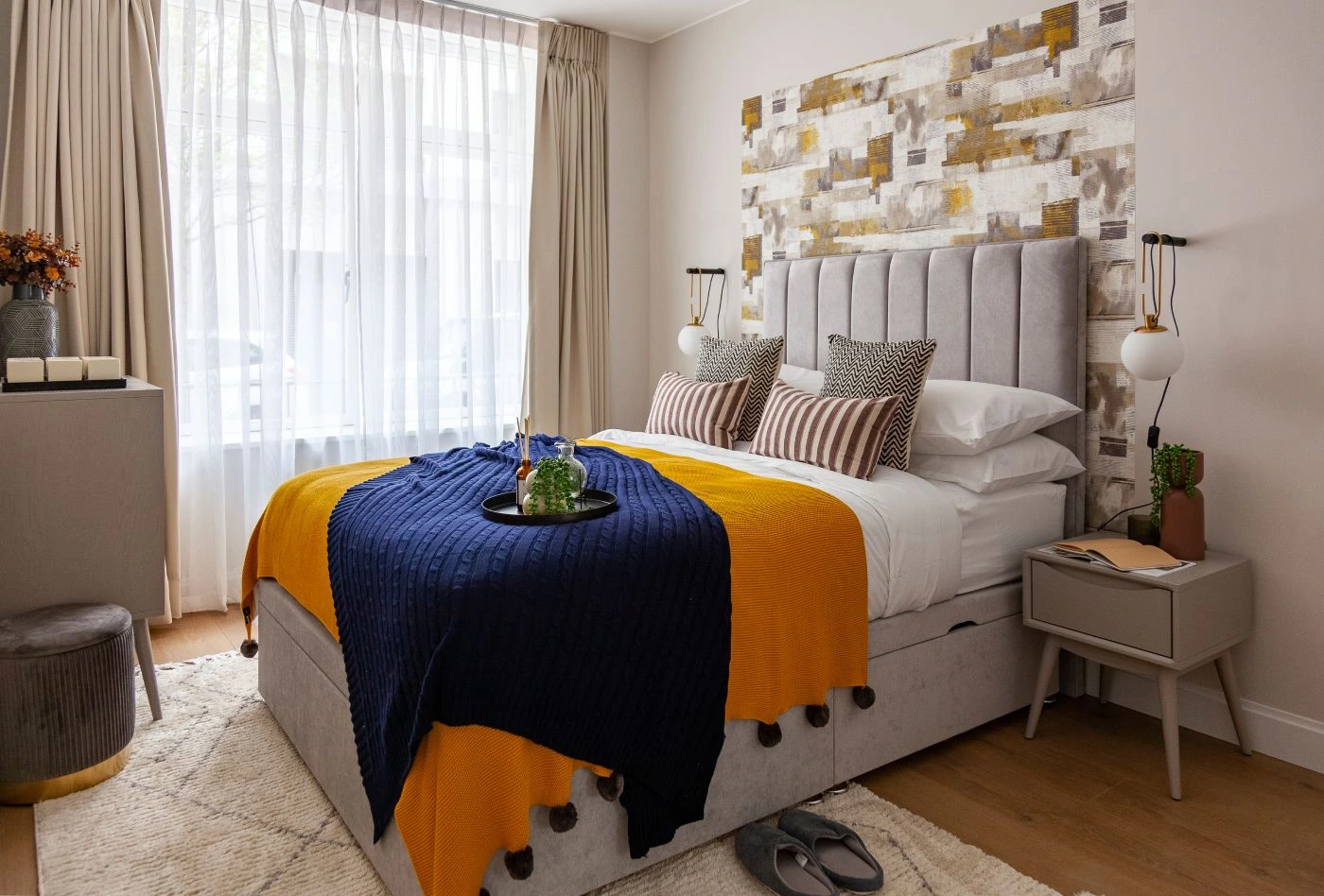 Furnished bedroom