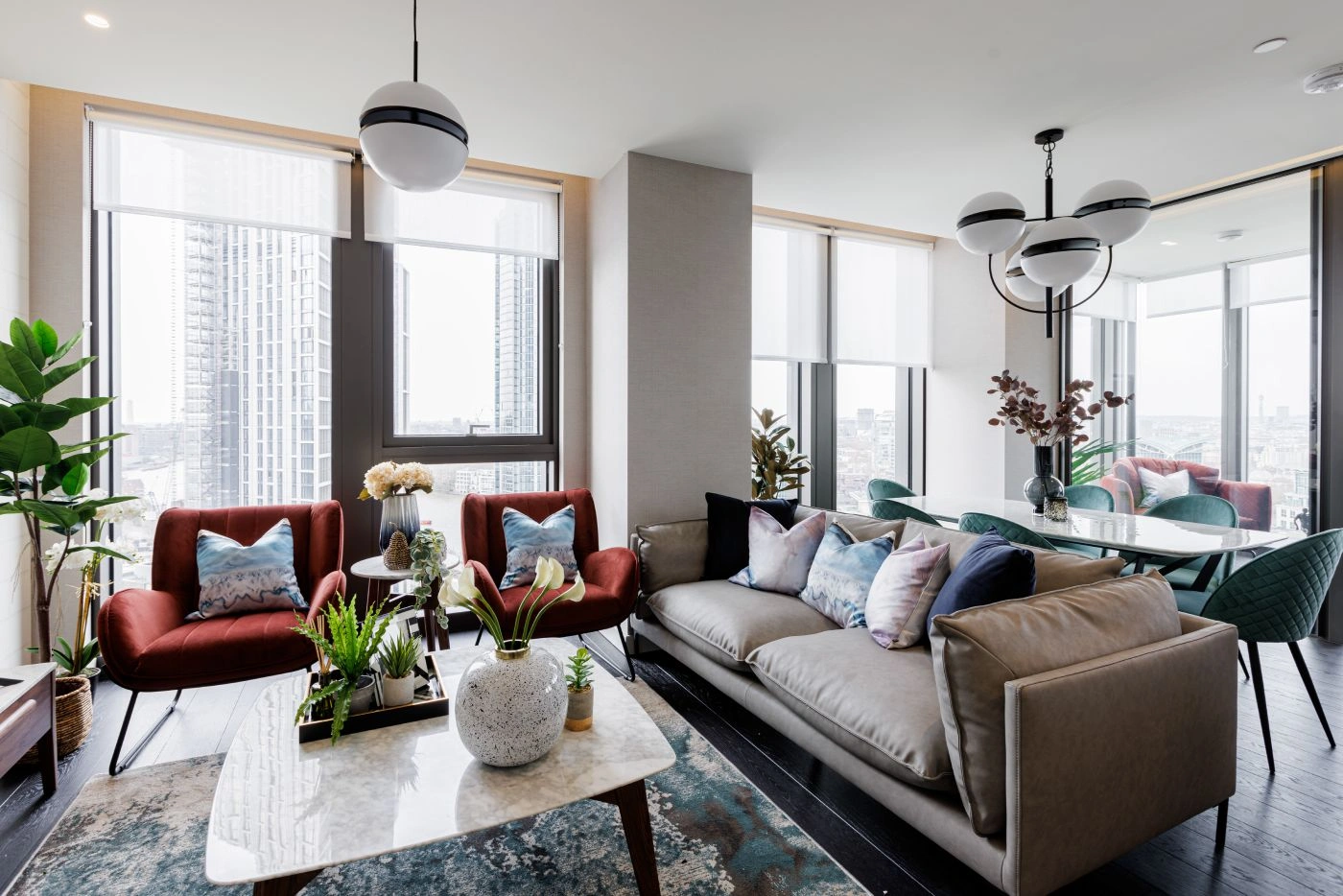 Furnished living area