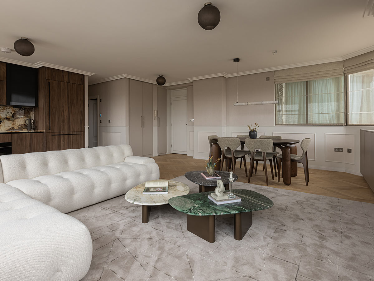 Modern Dubai home interior with cozy living space 5