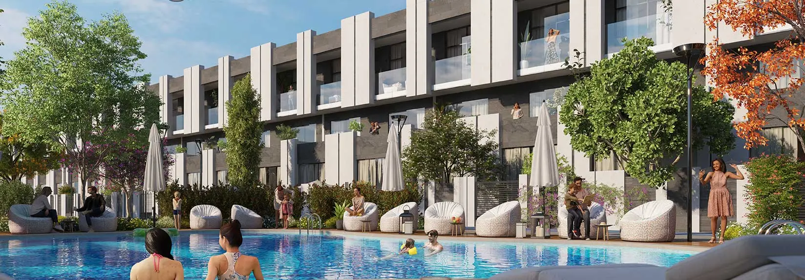 Reportage Village pool