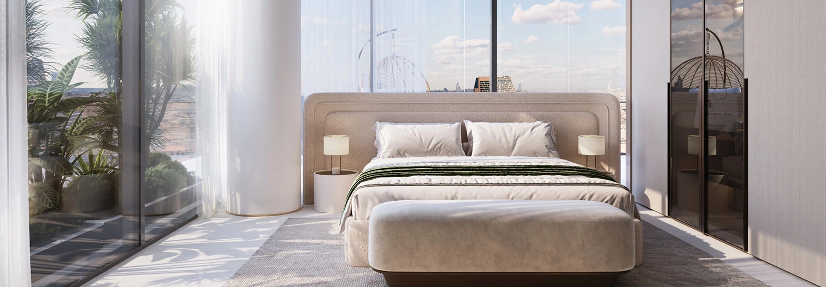 Hillside bedroom