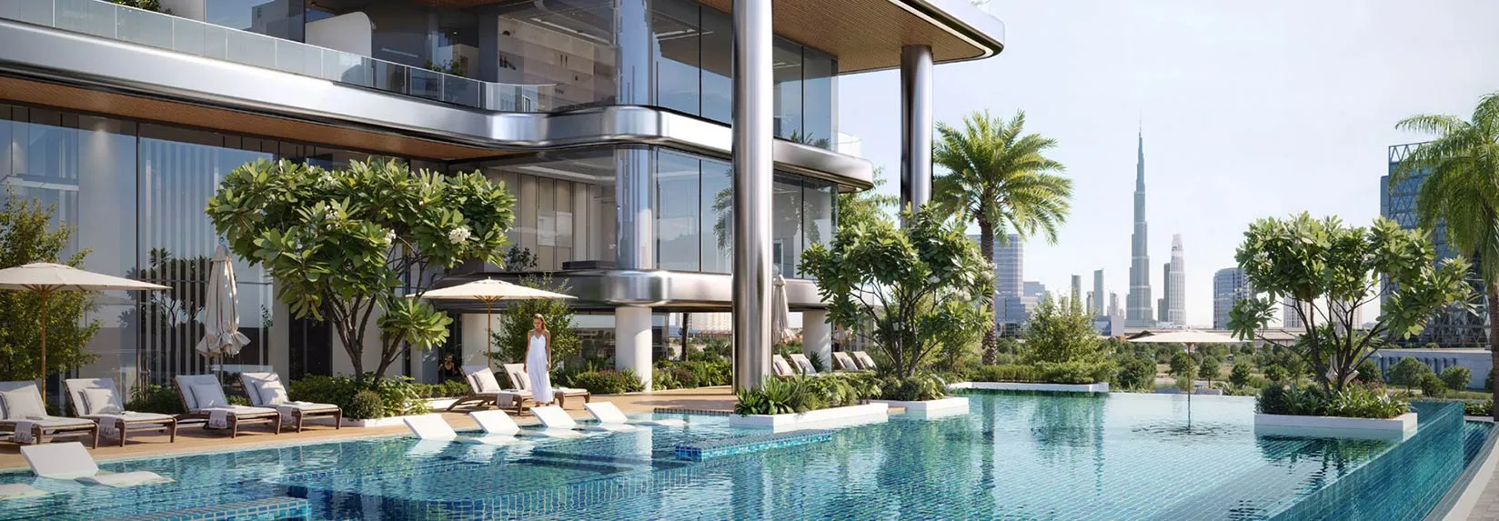 Hillside pool