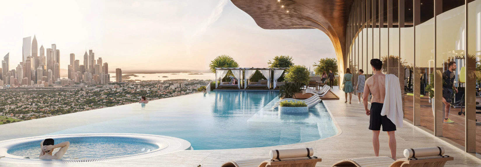 One Sky Park pool