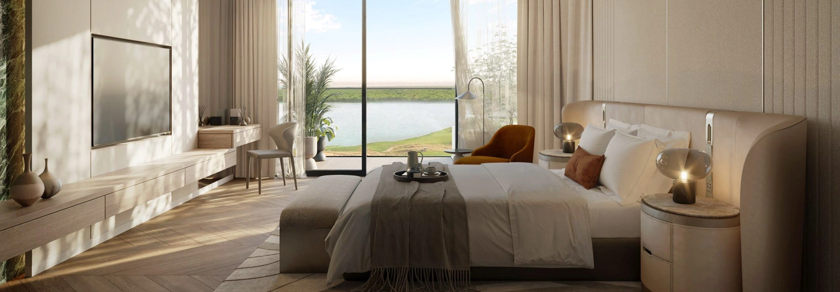 Waldorf Astoria Residences bedroom