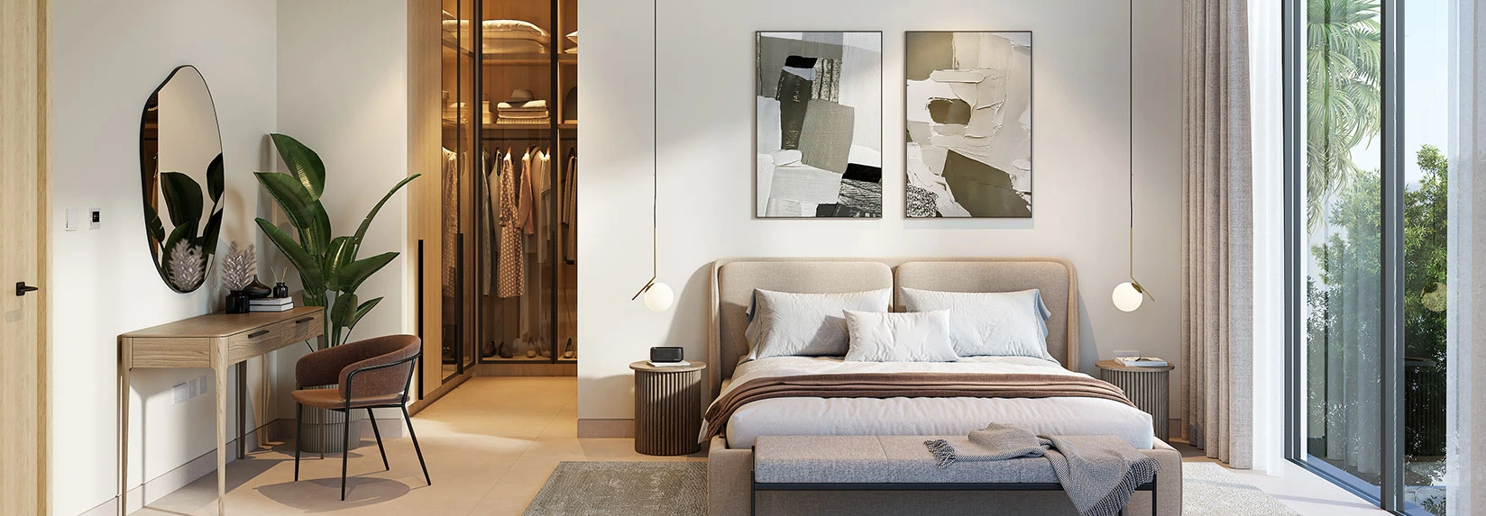 Al Naseem Villas bedroom