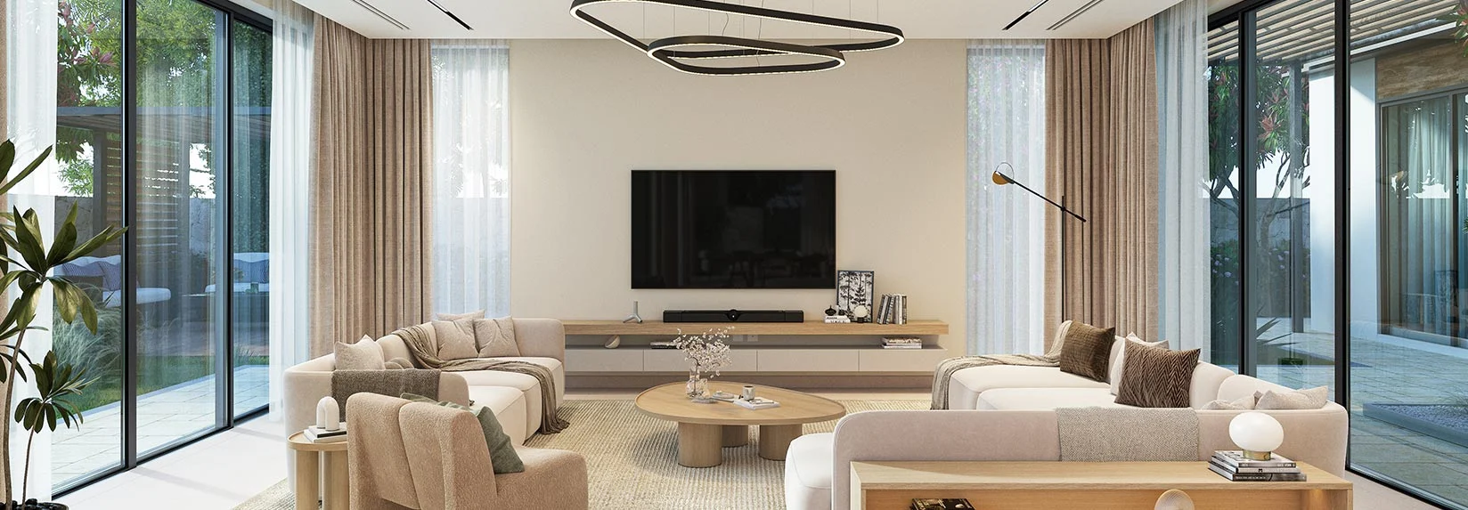 Al Naseem Villas living room