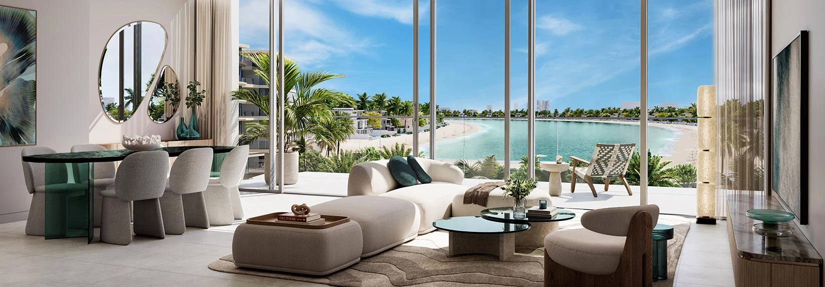 Palm Central living room