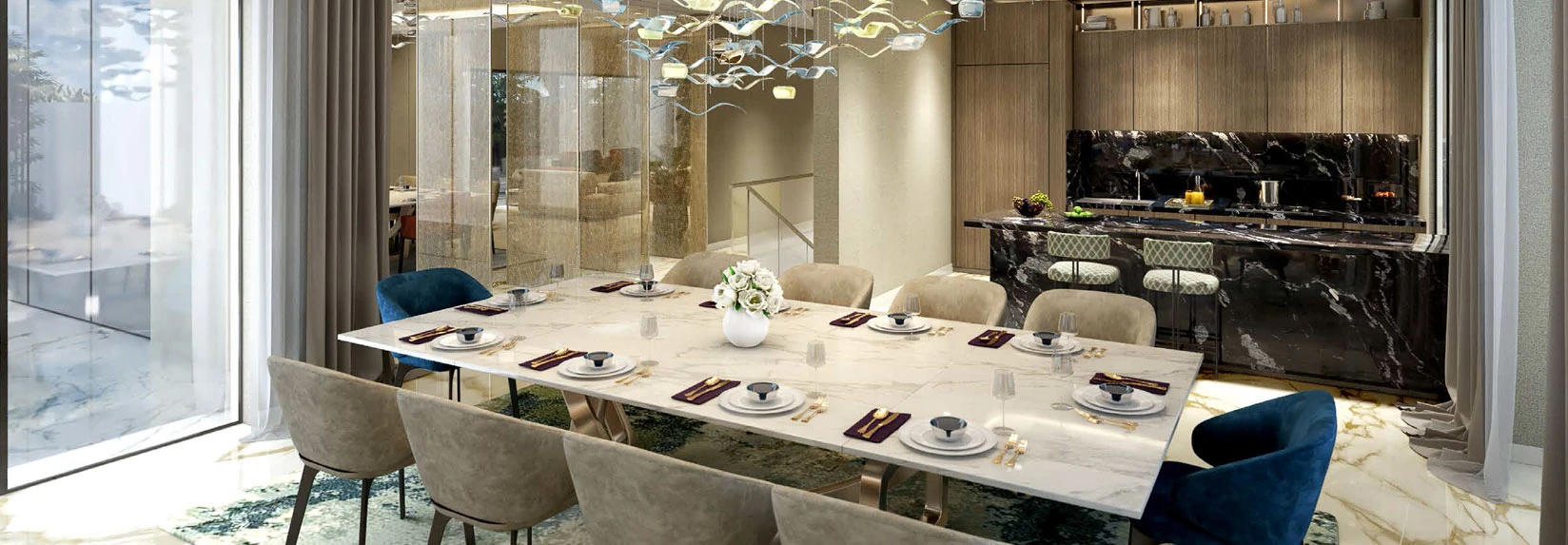 Damac Island kitchen