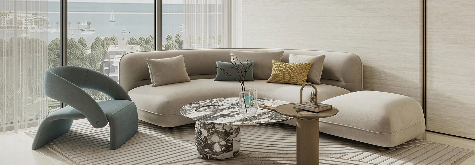 Rabdan Gardens living room