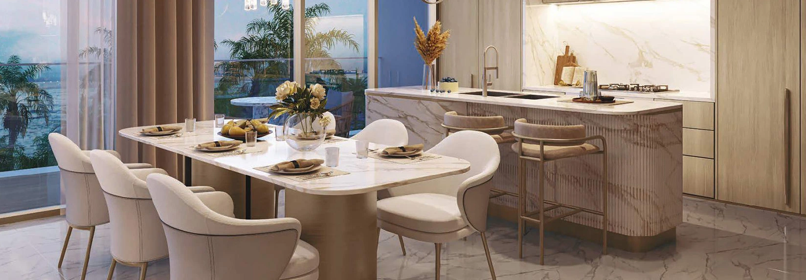 Beach Walk Grand 2 kitchen