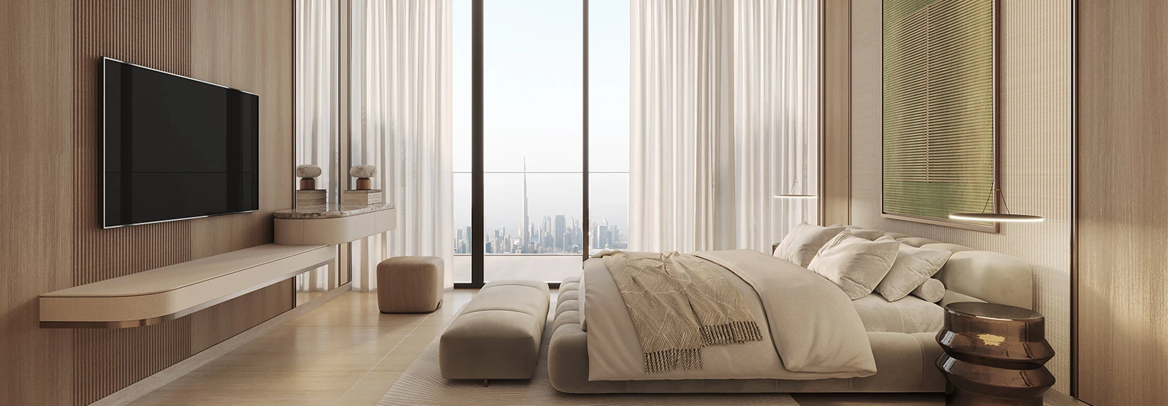 Binghatti Titania bedroom