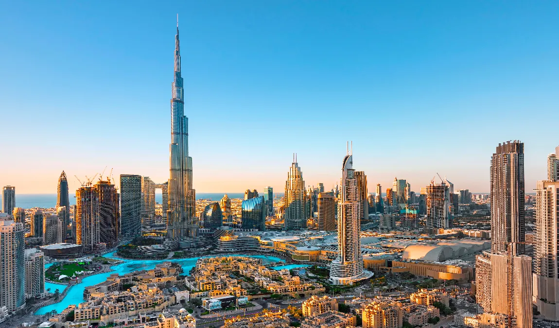 Dubai city center view